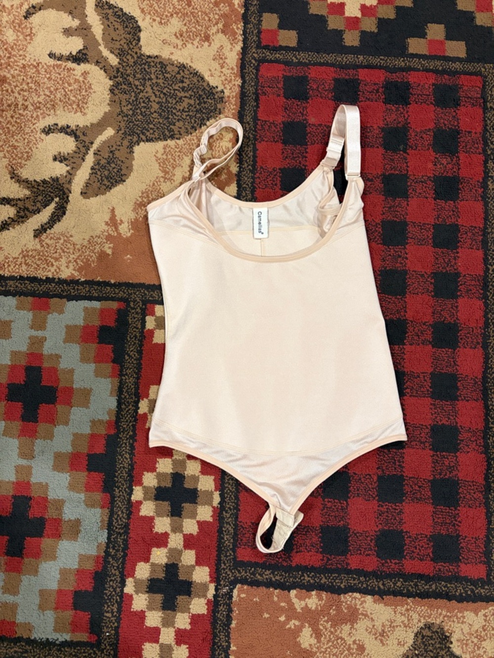 Camellias underbust compression shapewear suit